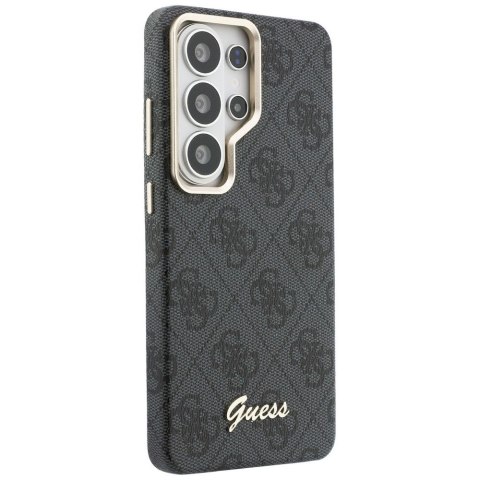 GUESS futerał do SAMSUNG S26 Ultra GUHMS26L5P4FWMSK (4G Script MagSafe) czarny
