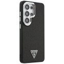GUESS futerał do SAMSUNG S26 Ultra GUHMS26LPFGTSCMK (Fixed Glitter Triangle MagSafe) czarny