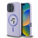 Karl Lagerfeld etui do IPHONE 16 Pro Max kompatybilny z MagSafe fioletowy