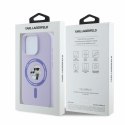 Karl Lagerfeld etui do IPHONE 16 Pro Max kompatybilny z MagSafe fioletowy