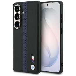 BMW BMW futerał do SAMSUNG S26 kompatybilny z MagSafe BMHMS26S25PCPSKB (Perforated Stripe Logo) niebieski