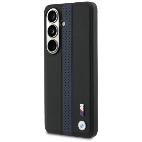 BMW futerał do SAMSUNG S26 kompatybilny z MagSafe BMHMS26S25PCPSKB (Perforated Stripe Logo) niebieski
