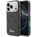 GUESS futerał do IPHONE 17 Pro Max kompatybilny z MagSafe GUHMP17X5P4FWMSK (PU FW 4G Script) czarny
