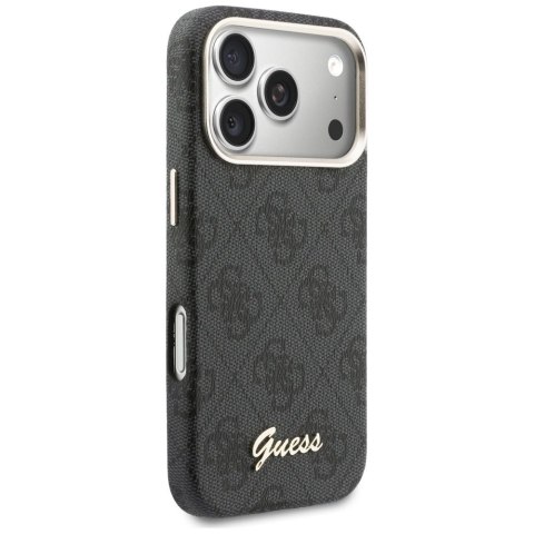 GUESS futerał do IPHONE 17 Pro Max kompatybilny z MagSafe GUHMP17X5P4FWMSK (PU FW 4G Script) czarny