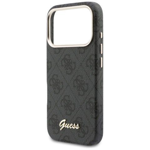 GUESS futerał do IPHONE 17 Pro Max kompatybilny z MagSafe GUHMP17X5P4FWMSK (PU FW 4G Script) czarny