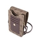 Etui na telefon torebka Guess brązowe