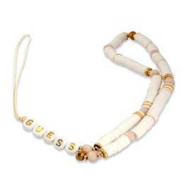 GUESS zawieszka GUSTPEARW (Heishi Beads) biała