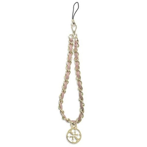 GUESS zawieszka GUSTSAS4P (Chain Metal 4G Charm) różowa