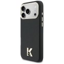 KARL LAGERFELD futerał do IPHONE 17 Pro Max kompatybilny z MagSafe KLHMP17X5PGFKHGK (PU FW W/ KHead Logo) czarny