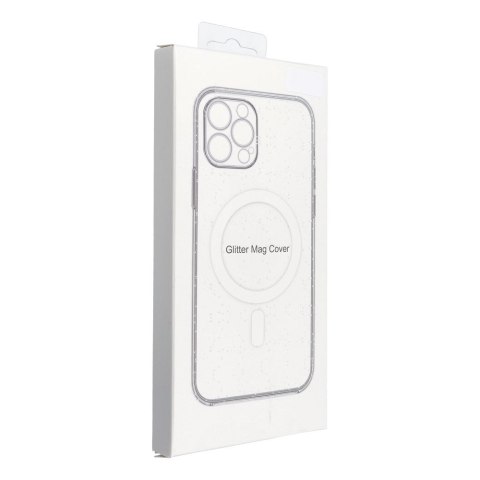 Etui na iPhone 17 Pro Max / 18 Pro Max (low camera edge) Clear Mag Cover - Glitter (Str / Camera Protection) zgodne z MagSafe tr