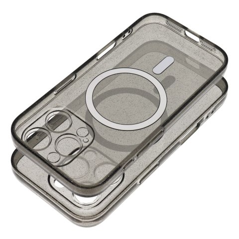Etui na Samsung S26 ULTRA Clear Mag Cover - Glitter (Str / Camera Protection) zgodne z MagSafe czarne glitter
