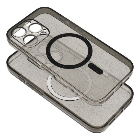 Etui na Samsung S26 ULTRA Clear Mag Cover - Glitter (Str / Camera Protection) zgodne z MagSafe czarne glitter