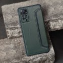 Etui z klapką na Xiaomi Redmi 14C Razor Book ciemnozielone