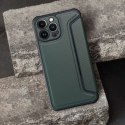 Etui z klapką na iPhone 16 PLUS Razor Book ciemnozielone