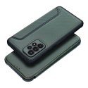 Etui z klapką na Samsung A52 5G / A52 LTE ( 4G ) / A52s 5G Razor Book ciemnozielone