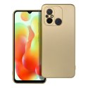 Etui na Xiaomi Redmi 12C Metallic złote