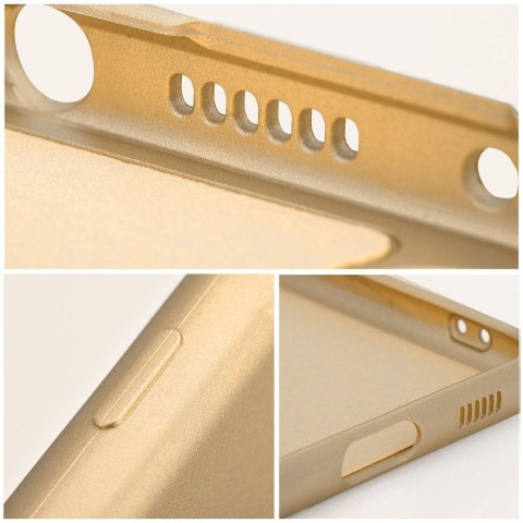 Etui na Xiaomi Redmi 12C Metallic złote