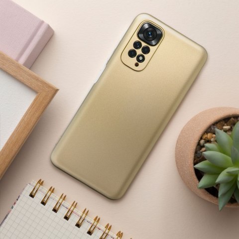 Etui na Xiaomi Redmi 12C Metallic złote