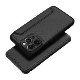 Etui z klapką na iPhone 16e (SE 4 2025) Razor Book czarne
