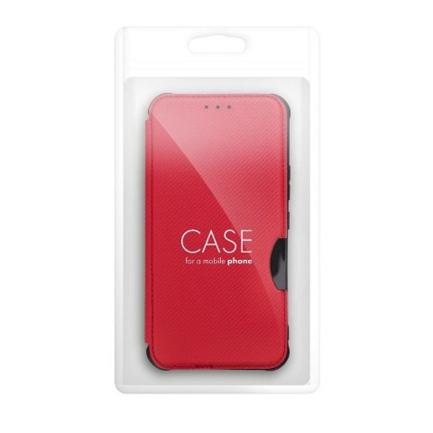 Etui z klapką na iPhone 16e (SE 4 2025) Razor Book czerwone