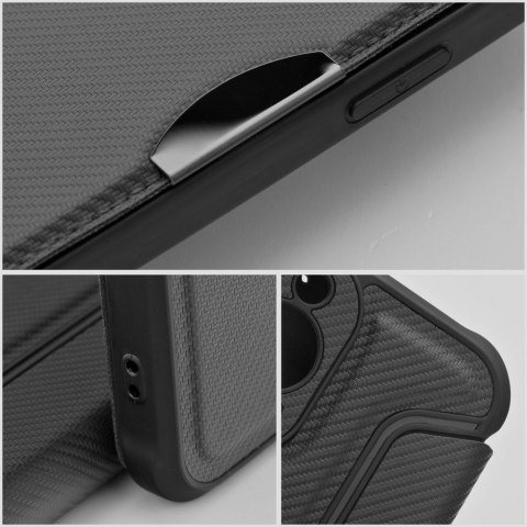 Etui z klapką na iPhone 17 PRO MAX / 18 PRO MAX Razor Book czarne