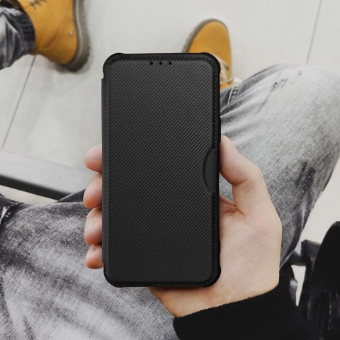 Etui z klapką na iPhone 17 Razor Book czarne