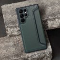 Etui z klapką na Samsung S26 PLUS Razor Book ciemnozielone
