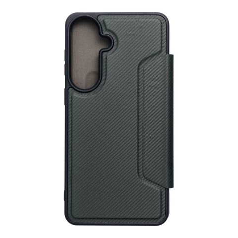 Etui z klapką na Samsung S26 PLUS Razor Book ciemnozielone