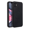 Etui na iPhone 11 Silicone Mag Cover zgodne z MagSafe (camera protection) czarne