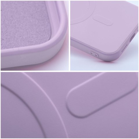 Etui na iPhone 11 Silicone Mag Cover zgodne z MagSafe (camera protection) różowe