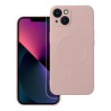 Etui na iPhone 13 Silicone Mag Cover zgodne z MagSafe (camera protection) różowe
