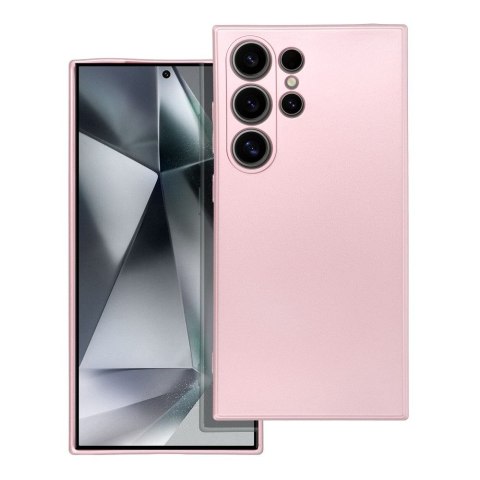Etui na Samsung S24 ULTRA Metallic różowe
