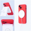 Etui na iPhone 11 Silicone Mag Cover zgodne z MagSafe (camera protection) czerwone