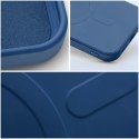 Etui na iPhone 12 MINI Silicone Mag Cover zgodne z MagSafe (camera protection) niebieskie