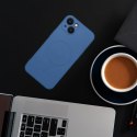 Etui na iPhone 12 MINI Silicone Mag Cover zgodne z MagSafe (camera protection) niebieskie