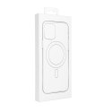 Etui na iPhone 12 MINI Silicone Mag Cover zgodne z MagSafe (camera protection) niebieskie
