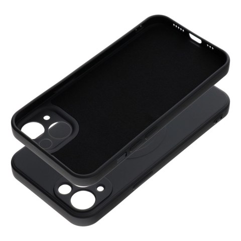 Etui na iPhone 13 Silicone Mag Cover zgodne z MagSafe (camera protection) czarne
