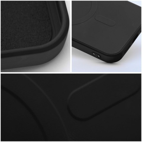 Etui na iPhone 15 PRO MAX Silicone Mag Cover zgodne z MagSafe (camera protection) czarne
