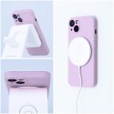 Etui na Samsung A36 Silicone Mag Cover zgodne z MagSafe (camera protection) różowe