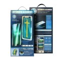 Szkło hartowane 5D Full Glue do iPhone 12 PRO Tempered Glass z aplikatorem czarne