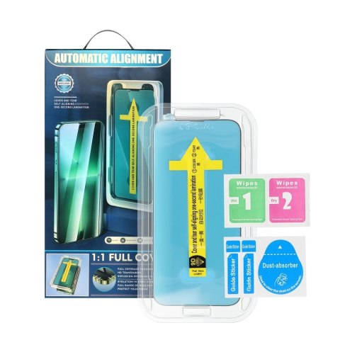 5D Full Glue Tempered Glass - do iPhone X czarny + aplikator