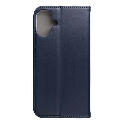 Etui z klapką na iPhone 16 PLUS Smart Magneto granatowe