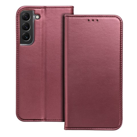 Etui z klapką na Samsung A36 Smart Magneto burgundowe