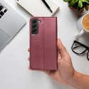 Etui z klapką na Samsung A36 Smart Magneto burgundowe