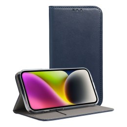 Etui z klapką na Realme NOTE 70 Smart Magneto granatowe