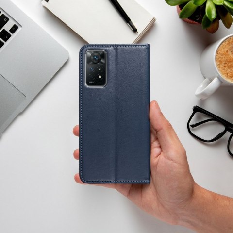 Etui z klapką na Realme NOTE 70 Smart Magneto granatowe