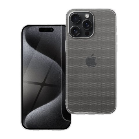 Etui na iPhone 15 PRO MAX Clear Case 2 mm transparentne