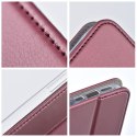 Etui z klapką na Motorola EDGE 70 Smart Magneto burgundowe