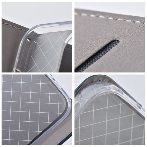 Etui z klapką na Motorola EDGE 70 Smart Magneto ciemnozielone