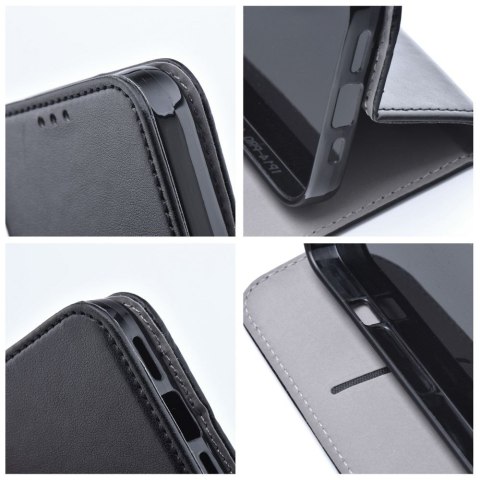 Etui z klapką na Motorola EDGE 70 Smart Magneto czarne